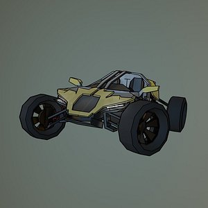 3D model Buggy scifi