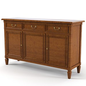 selva bellagio sideboard 3d model