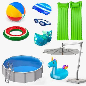 3D swimming pool accessories 6