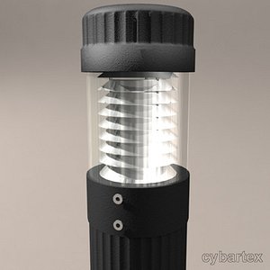 bollard light 3d max