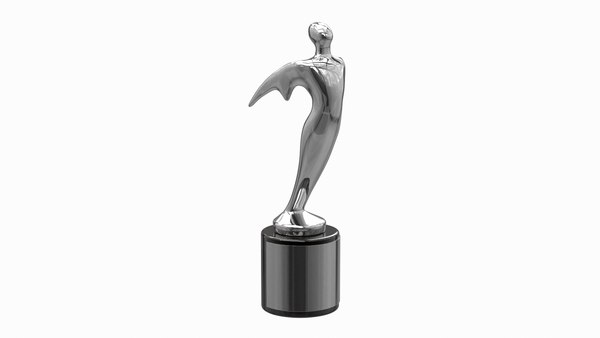 Trofeo Di Calcio Con Figurina Argentata E Incisione Gratuita (RF23050)