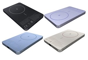 3D Xiaomi Super Slim Magnetic Power Bank All Colors