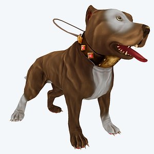 Diffuse Only Game Ready Pitbull
