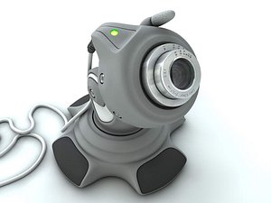 webcam 3d obj
