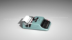 3d lettera 22 typewriter