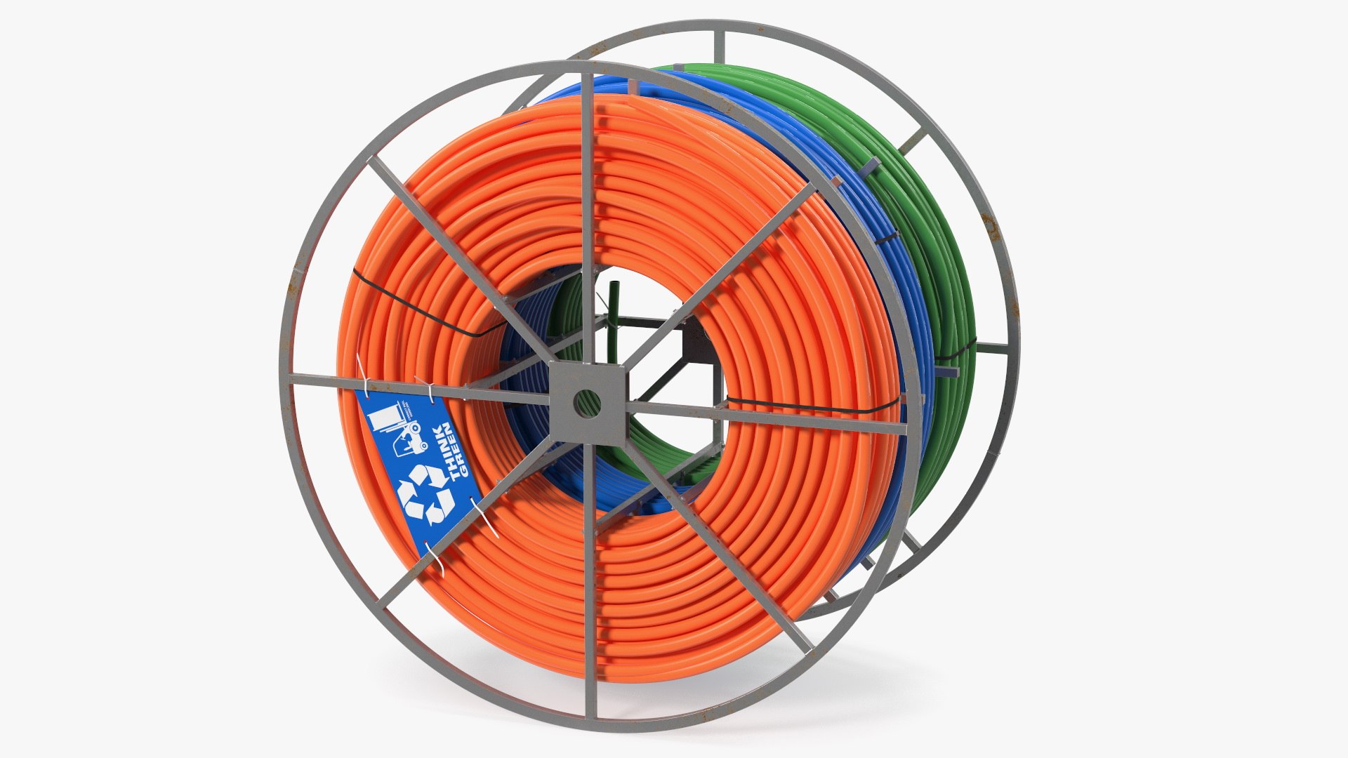 3D hdpe conduit reel model - TurboSquid 1685618