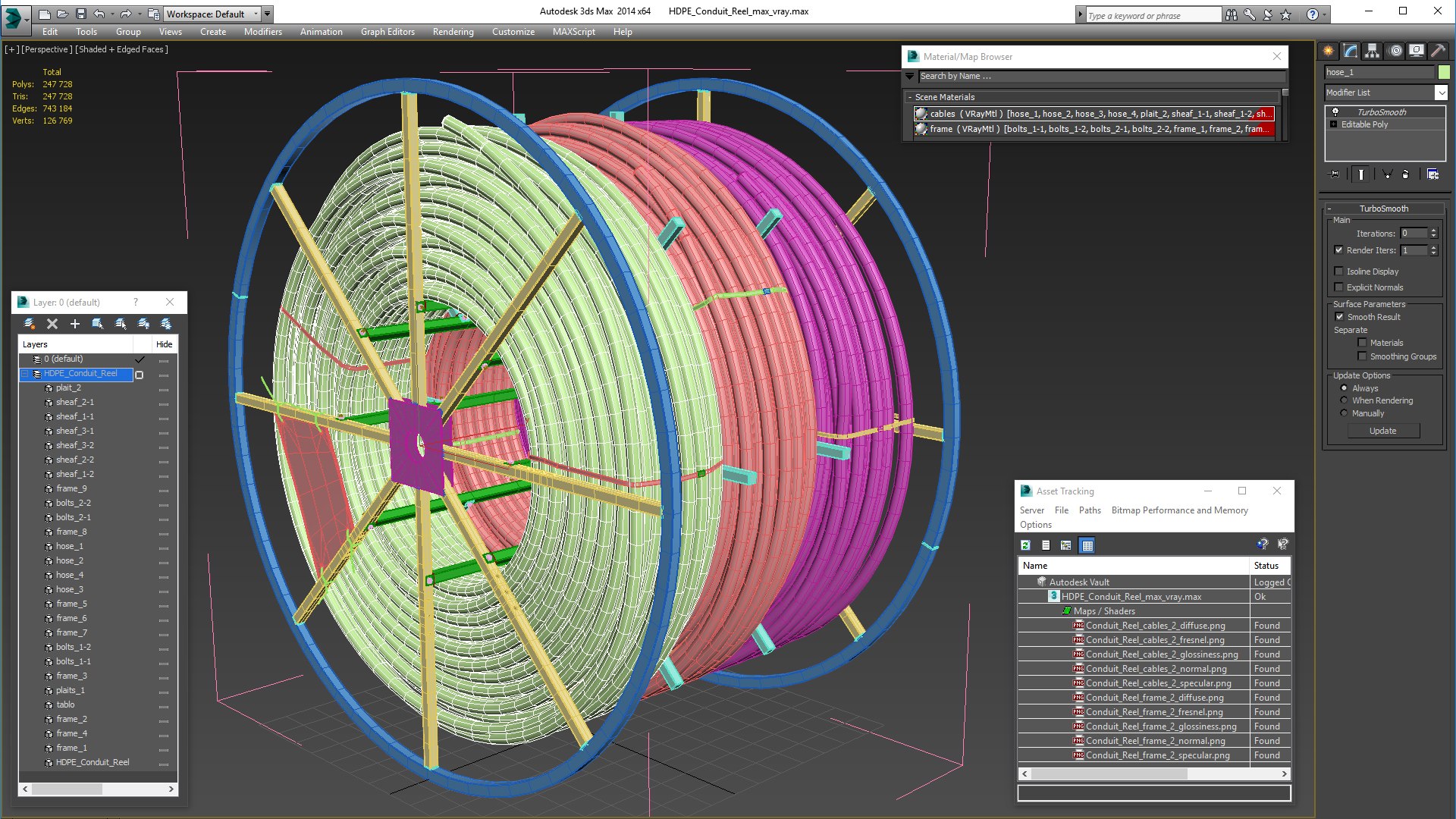 3D hdpe conduit reel model https://p.turbosquid.com/ts-thumb/p2/0mMorQ/hf/hdpeconduitreelmb3dmodel029/jpg/1612031700/1920x1080/fit_q87/84e67dea22eb698471687327ef50e57318cf1620/hdpeconduitreelmb3dmodel029.jpg