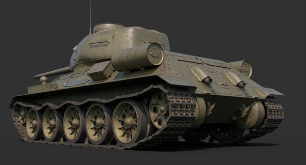 Soviet tank t-34-85 green 3D model - TurboSquid 1365671