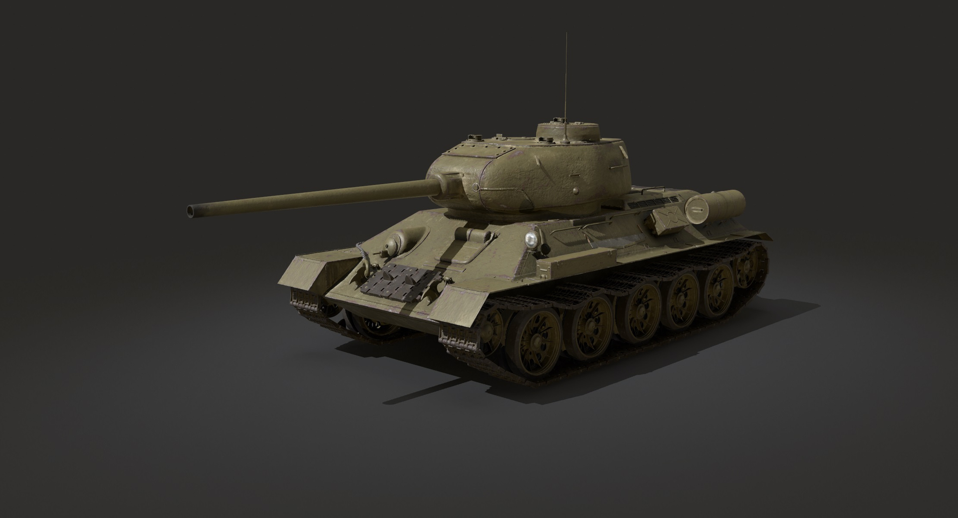 soviet tank t-34-85 green 3D model https://p.turbosquid.com/ts-thumb/p2/3dYTAH/qKFcAKbE/t34/jpg/1547297696/1920x1080/turn_fit_q99/9701dc2aee7aea04f35251238ca55991cebf805f/t34-1.jpg