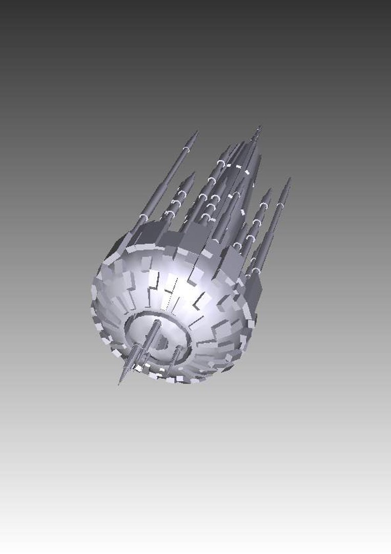 3d Replicator S Mothership Stargate Sg1 Model