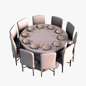 Diner Table 3D