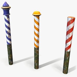 Venice Cartoon Poles