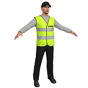 safety steward 3D model