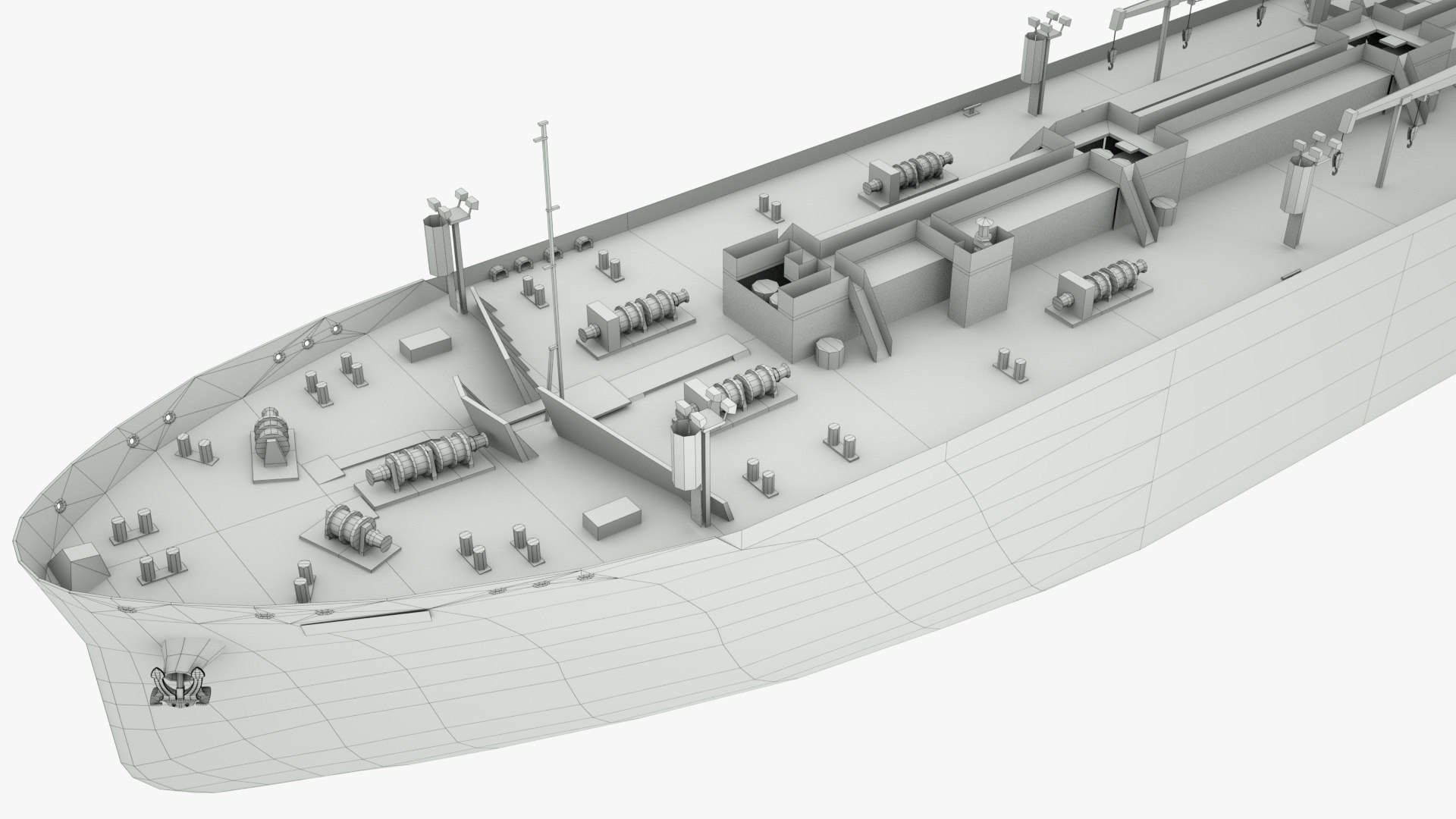 3D tanker oil vessel ship model - TurboSquid 1655100