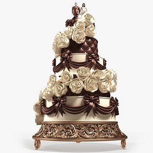 3D wedding cake