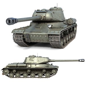 IS 2 Soviet Heavy Tank 3D model