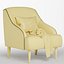 Sillón tapizado Aubrey