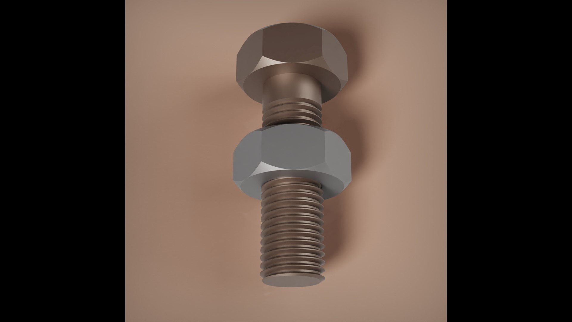 M12 Bolt And Nut 3D Model - TurboSquid 2292426