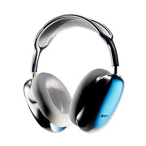 Boost Premium Wireless Over-Ear Headphones - High Detail PBR 3D