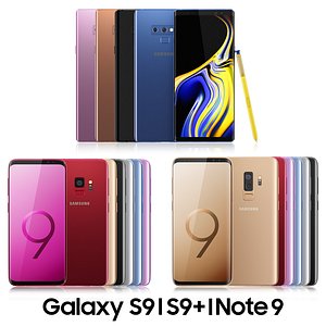 3D samsung galaxy s9 note model