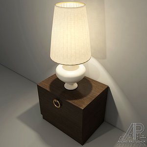 Modern Table Lamp and Side Table