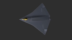 3D model China's New Chengdu J-36