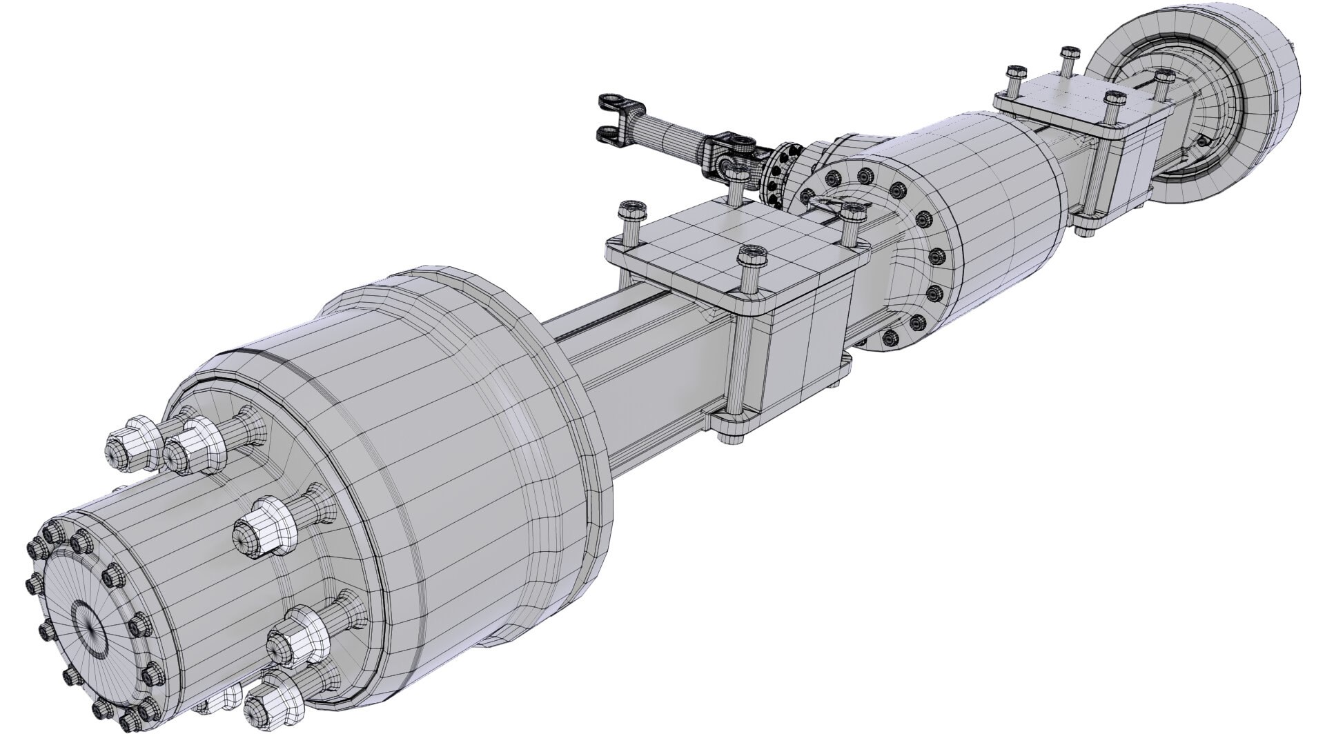 Suspension axle rear 3D model - TurboSquid 1581677