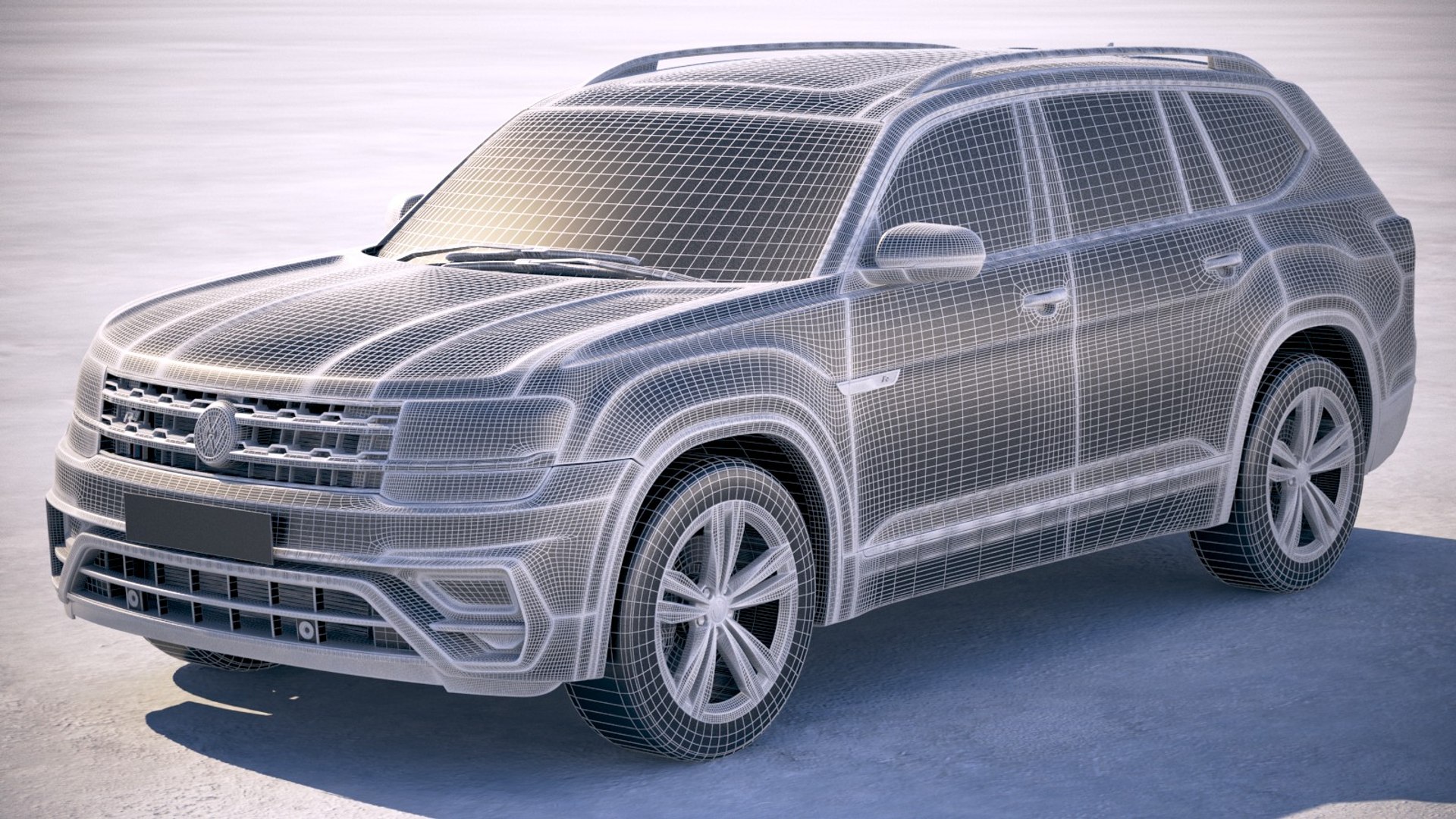 3D volkswagen atlas r-line - TurboSquid 1192007