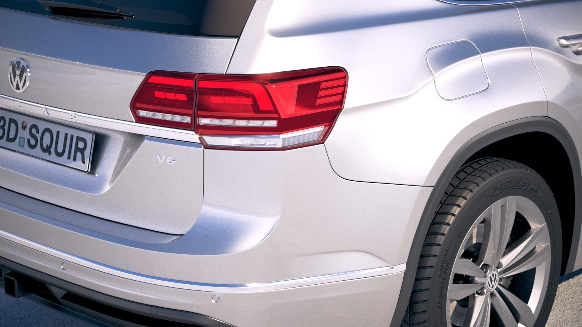 3D volkswagen atlas r-line - TurboSquid 1192007