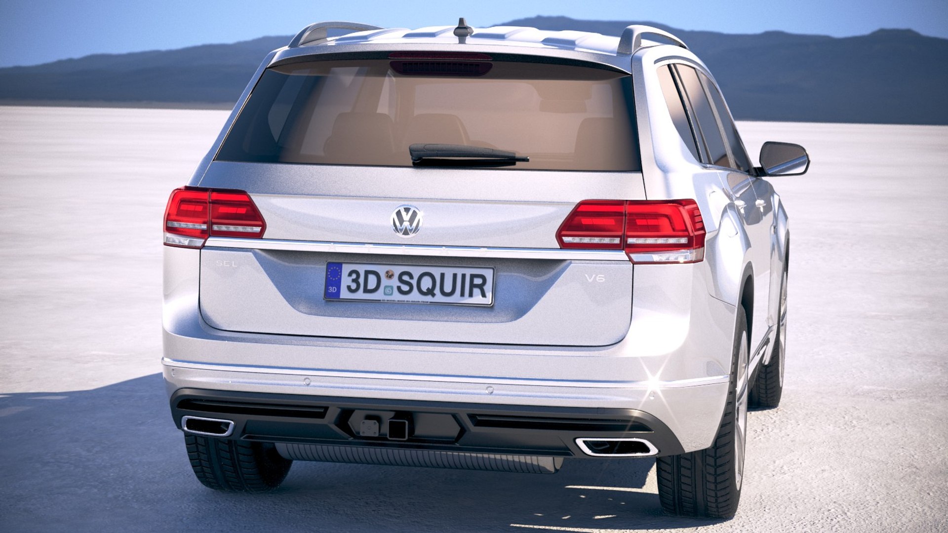 3D volkswagen atlas r-line - TurboSquid 1192007