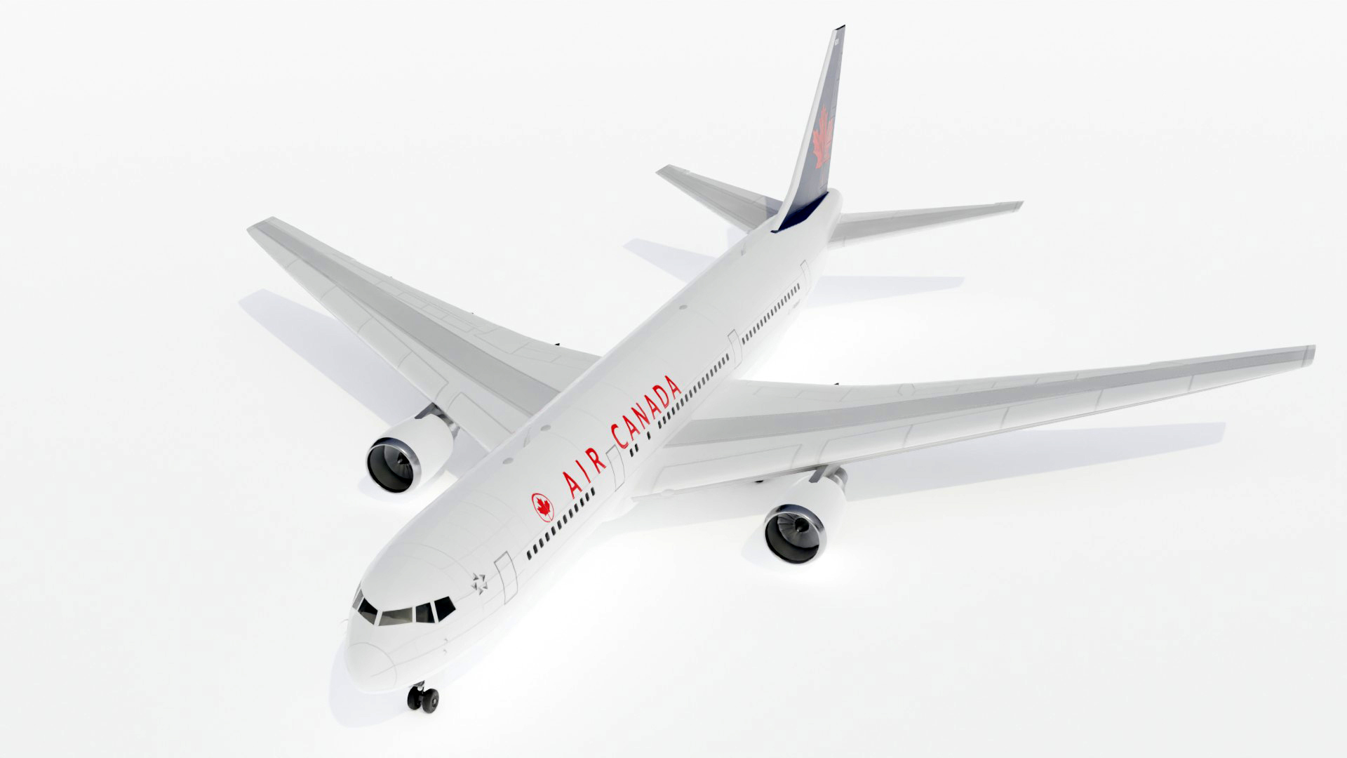 3d Model 767-300 Air Canada