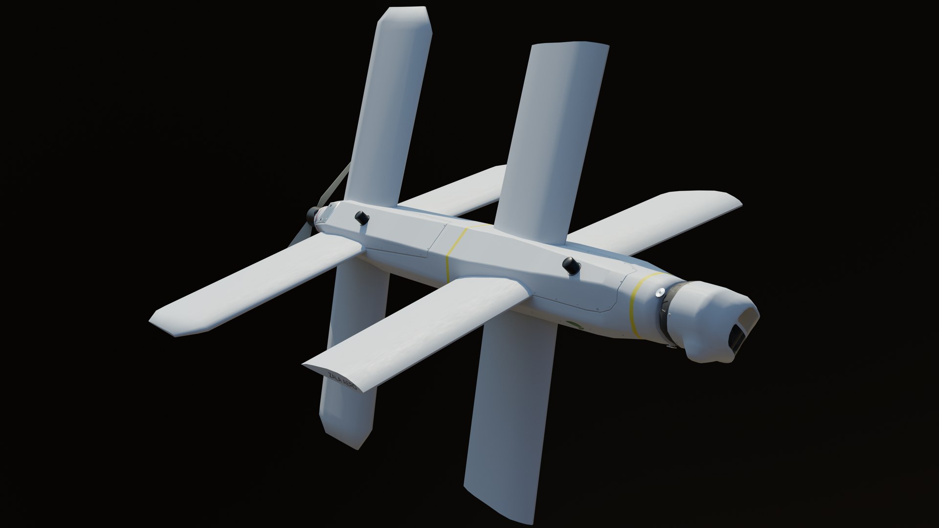 ZALA Lancet Kamikadze Drone Early Version 3D - TurboSquid 1999426