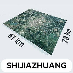 Shijiazhuang China City Landscape 3D Model