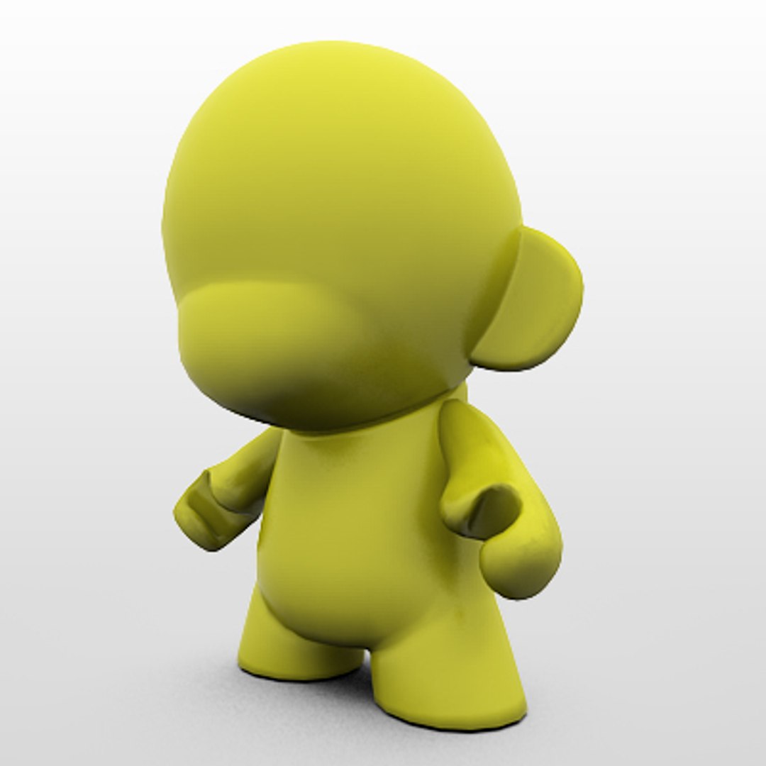 3ds max vinyl munny yellow