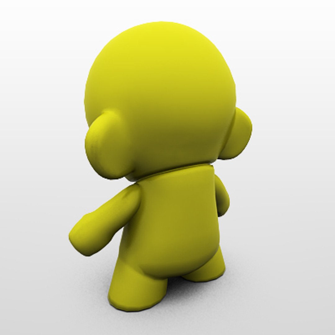 3ds max vinyl munny yellow