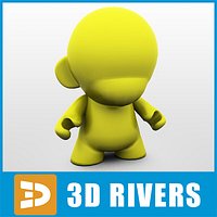 Vinyl munny yellow by 3DRivers