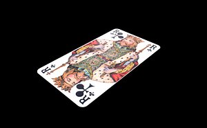Game card king 3D model