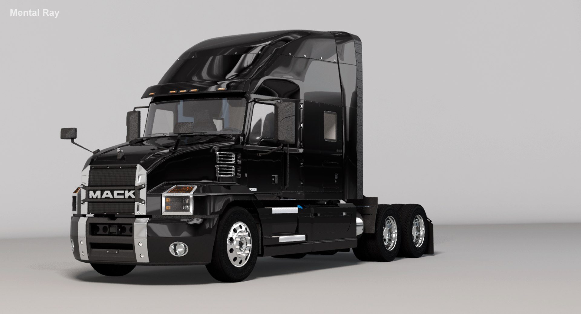 Mack Anthem Sleeper Cab 3D Model - TurboSquid 1379542