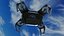 Concept de science-fiction de drone intelligent
