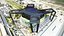 Concept de science-fiction de drone intelligent