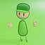 Character rigged and Animated