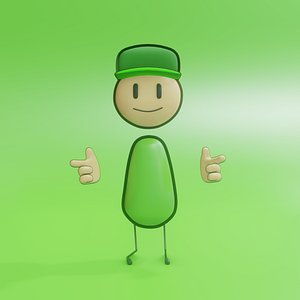 Character rigged and Animated