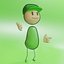 Character rigged and Animated