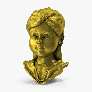 Golden Girl Statue