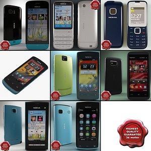 3d model nokia phones v4