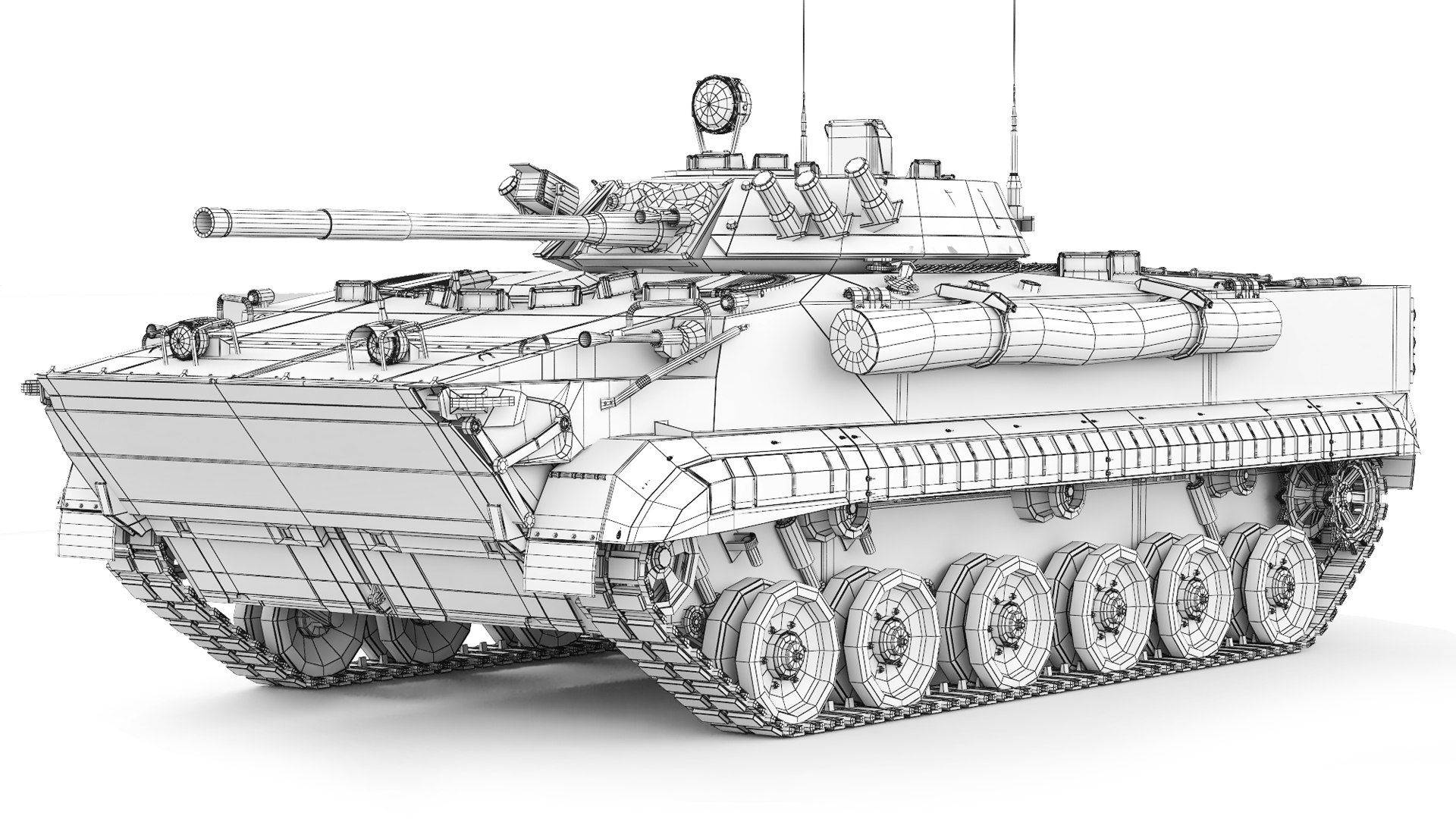 BMP 3 1987 3D model - TurboSquid 2095835