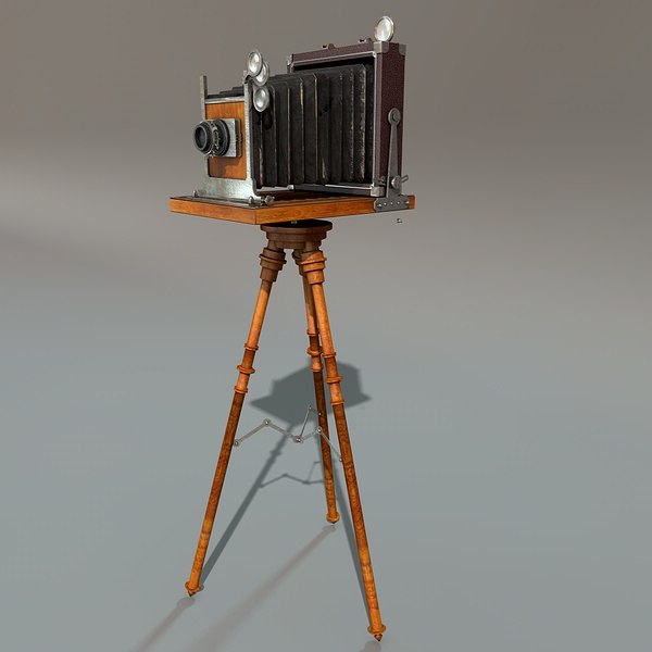 mint curtain Misunderstanding 3d model antique camera
