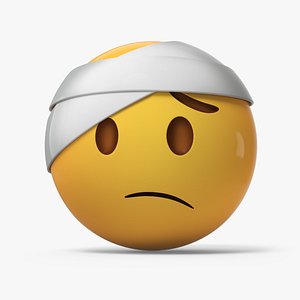 Emoji Bandaged Head Face