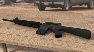 M-16 assault rifle