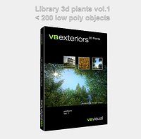 3D Plants Library Vol.1